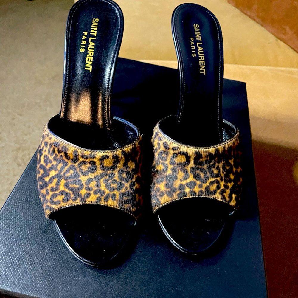 Saint Laurent Leopard brown size 8.5